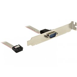 Bracket serial DB9 1 port 1:1, Delock 89108