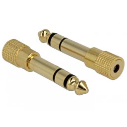 Adaptor Stereo jack 6.35 mm la jack 3.5 mm T-M, Delock 65361