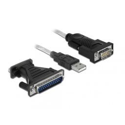 Cablu USB la Serial RS232 FTDI 1.8m, Delock 61308