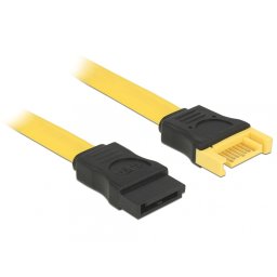 Cablu prelungitor SATA III 6 Gb/s T-M 50cm, Delock 82854