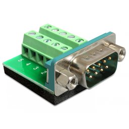 Adaptor Serial Tata la bloc terminal, 10 pini, Delock 65269
