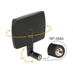 Antena WLAN RP-SMA directionala 5~7 dBi, Delock 88447