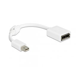 Adaptor mini Displayport la Displayport 16K30Hz/8K120Hz/4K240Hz T-M alb, Delock 65427