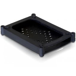 Carcasa de protectie din silicon pentru HDD 2.5" neagra, Delock 18178