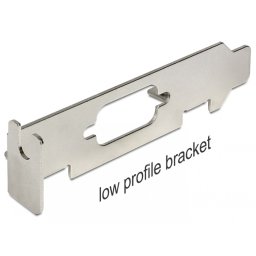 Slot Bracket low profile pentru SUB-D 9, Delock 82713