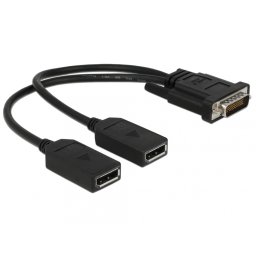 Adaptor DMS 59 la 2 x Displayport T-M, Delock 65354