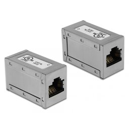 Cupla RJ45 cat 6A, ecranata, Delock 86165