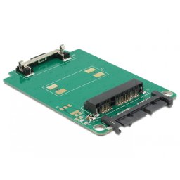 Adaptor Micro SATA 16pini la mSATA full size, Delock 62520