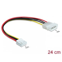 Cablu de alimentare Molex 4 pini la floppy T-M, Delock 83184