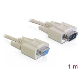 Cablu prelungitor serial RS-232 D9 T-M 1m, Delock 82984