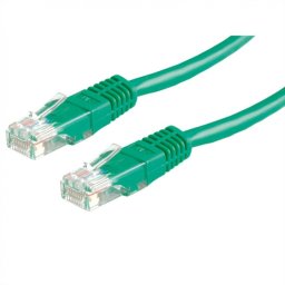 Cablu retea UTP Cat.6 verde 10m Value 21.99.1583