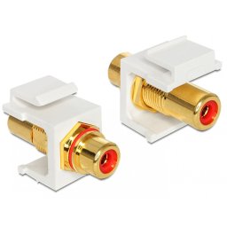 Modul Keystone RCA Auriu M-M, Delock 86308