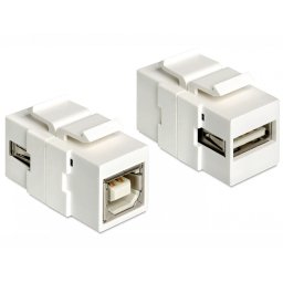 Modul Keystone USB 2.0 tip A M la USB 2.0 tip B M, Delock 86320