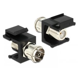 Modul Keystone IEC M la F M Negru, Delock 86352