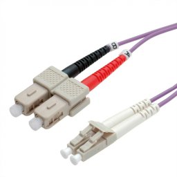 Cablu fibra optica LC-SC OM4 duplex multimode 1m, Value 21.99.8761