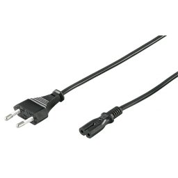 Cablu alimentare Euro la IEC C7 (casetofon) 2 pini 5m, KPSPM5