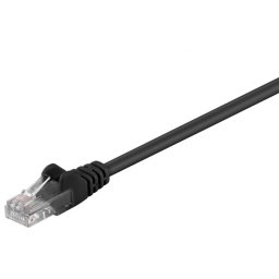 Cablu retea UTP cat 5e 0.25m Negru, SPUTP002C