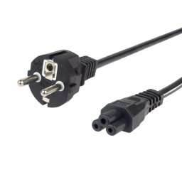 Cablu alimentare notebook Schuko la IEC C5 drept 2m, KPSPU