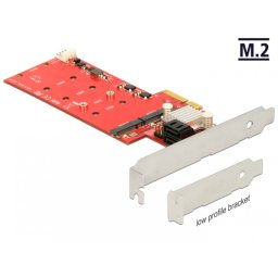 PCI Express la 2 x M.2 NGFF + 2 x SATA 6 Gb/s cu RAID, Delock 89379*