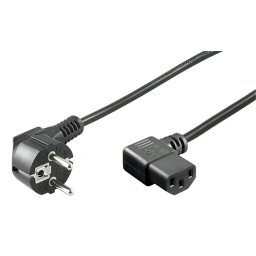 Cablu de alimentare PC C13 230V unghi 90 grade 5m, KPSP5-90