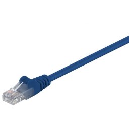 Cablu retea UTP cat.5e Albastru 0.5m, sputp005B