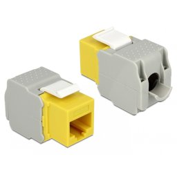Modul Keystone RJ45 la LSA Cat.6 UTP Galben, Delock 86345