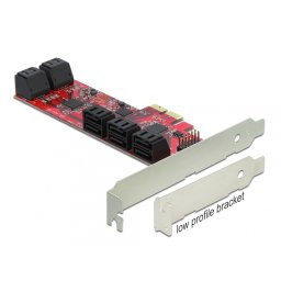 PCI Express cu 10 porturi SATA 6 Gb/s interne, Delock 89384