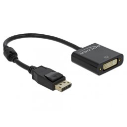 Adaptor Displayport la DVI T-M 1.2 4K Pasiv Negru, Delock 62601