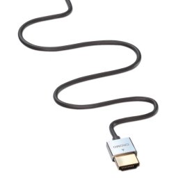Cablu High Speed HDMI la micro HDMI-D 4K60Hz v2.0 CROMO Slim 0.5m, Lindy L41680