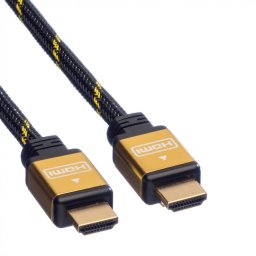 Cablu HDMI Gold 4K30Hz T-T 3m, Roline 11.04.5503