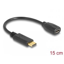 Adaptor USB tip C la micro-B 2.0 15cm T-M, Delock 65578