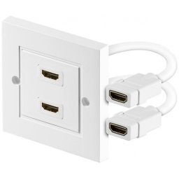Priza perete cu 2 x port HDMI 4K60Hz, kphdmz02