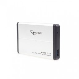 Rack extern 2.5" pentru HDD SATA cu USB 3.0 Argintiu, Gembird EE2-U3S-2-S
