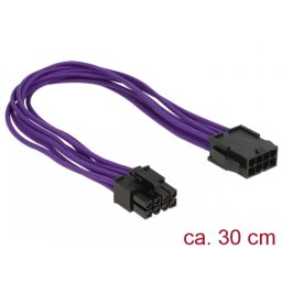 Cablu prelungitor alimentare 8 pini EPS T-M 30cm, Delock 83702
