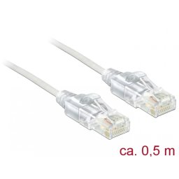 Cablu RJ45 Cat.6 UTP Slim 0.5m, Delock 83780