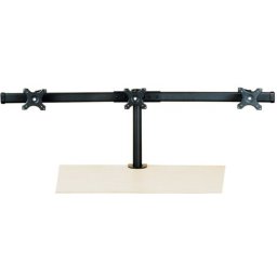 Suport pentru 3 x monitor LCD VESA 75/100 prindere masa, Value 17.99.1136