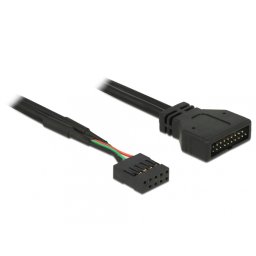 Cablu pin header USB 2.0 la USB 3.0 M-T 45cm, Delock 83776