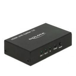 Multiplicator HDMI 2 porturi UHD 4K, Delock 18682