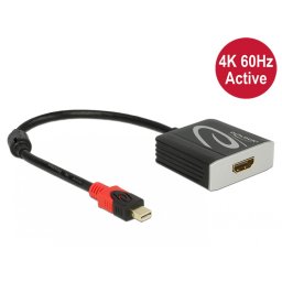 Adaptor mini Displayport 1.2 la HDMI T-M 4K 60 Hz Activ, Delock 62735