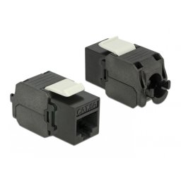 Modul Keystone RJ45 la LSA Cat.6A UTP Negru, Delock 86267