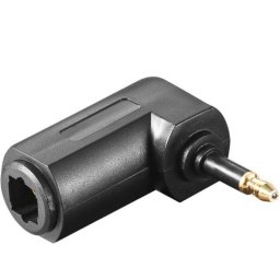 Adaptor audio digital optic Toslink la mini Toslink 3.5mm unghi, KJTOSRED11