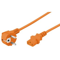 Cablu alimentare PC IEC C13 3m Orange, Goobay W95289