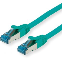 Cablu de retea S/FTP Cat.6A verde 15m, Value 21.99.1948