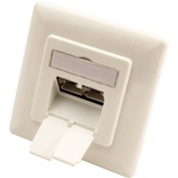 Priza RJ45 ingropata cat 6A ecranata orizontal, Value 25.99.8490
