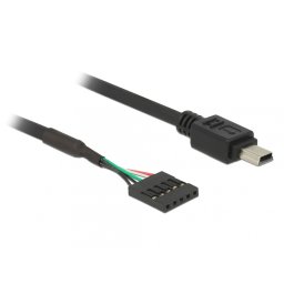 Cablu USB 2.0 pin header la USB mini M-T 30 cm, Delock 83170