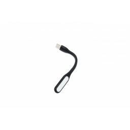 Lampa LED flexibila USB pentru notebook, Spacer SPL-LED-BK