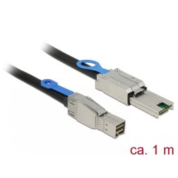 Cablu Mini SAS HD SFF-8644 la Mini SAS SFF-8088 1m, Delock 83734