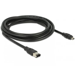 Cablu FireWire 6 pini la 4 pini 3m, Delock 82578