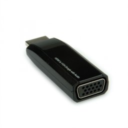 Adaptor HDMI la VGA cu audio T-M Negru, Roline 12.03.3117*