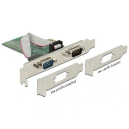 PCI Express la 2 x Serial RS-232, Delock 89555